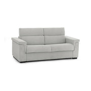 Cantu, Divano Fisso 3 Posti Sfoderabile Made in Italy, 225x95 cm Grigio Chiaro