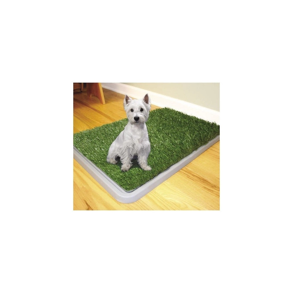 Trade Shop - Dog Toilette Cani Potty Patch Lettiera Wc Lavabile 3 Strati Bisogni Animali 43 X 68 Cm -