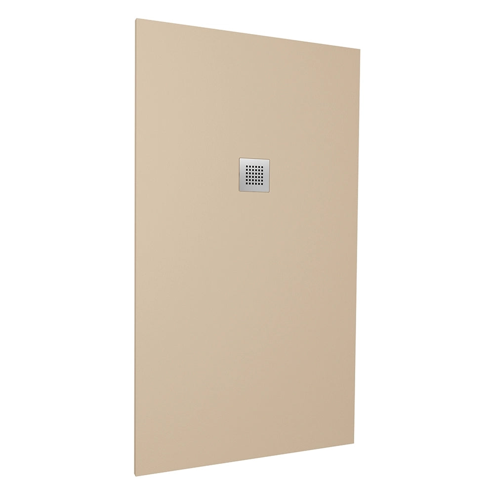 Piatto doccia 70x160cm in marmoresina marrone effetto pietra | Kos