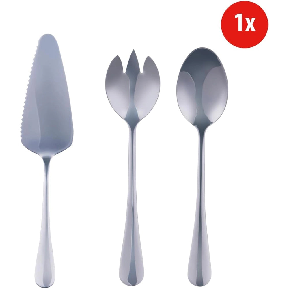 Set Posate 75Pz 12 Persone in Acciaio Inox Cucchiai Cucchiaini Forchette Coltelli
