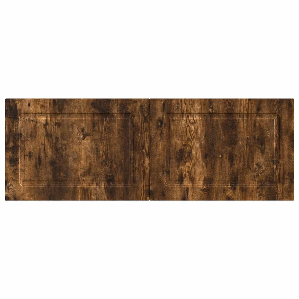 Testiera da Muro UTRECHT Rovere Fumo Legno ingegnerizzato 897840