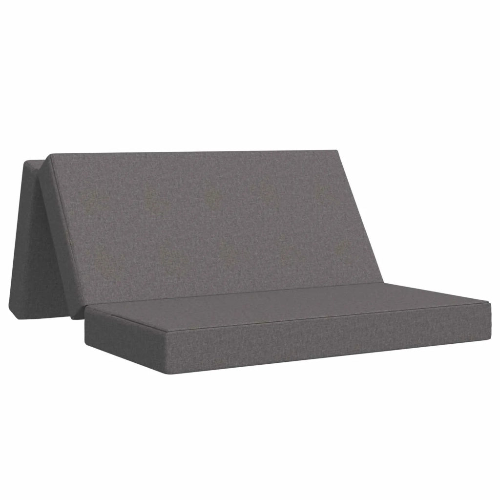 Divano Letto Pieghevole 140 x 67 x 45 cm Grigio Chiaro 900220