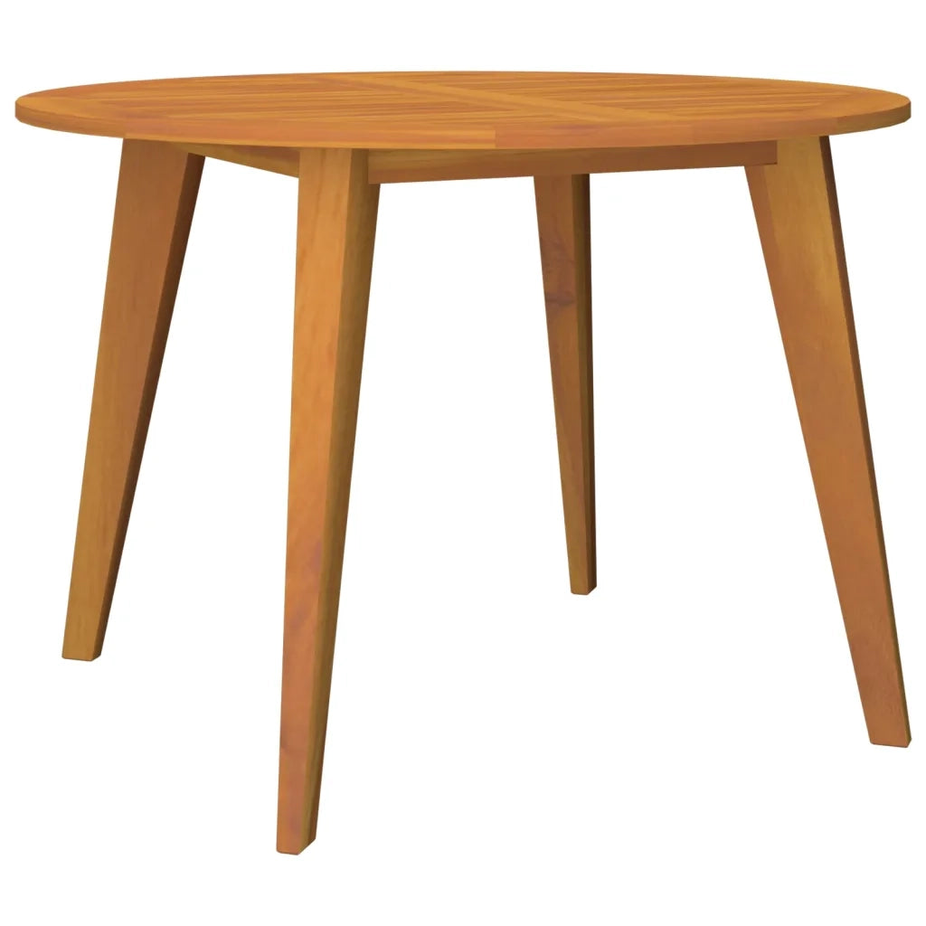 Tavolo da Giardino Ø110x75 cm in Legno Massello di Acacia 310301
