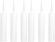 Kit di applicazione per silicone a vuoto - 6 pezzi - Attrezzatura per sigillatura - Flaconi per applicazione dell'adesivo - Attrezzatura per cemento - Applicazione facile - Kit per applicazione