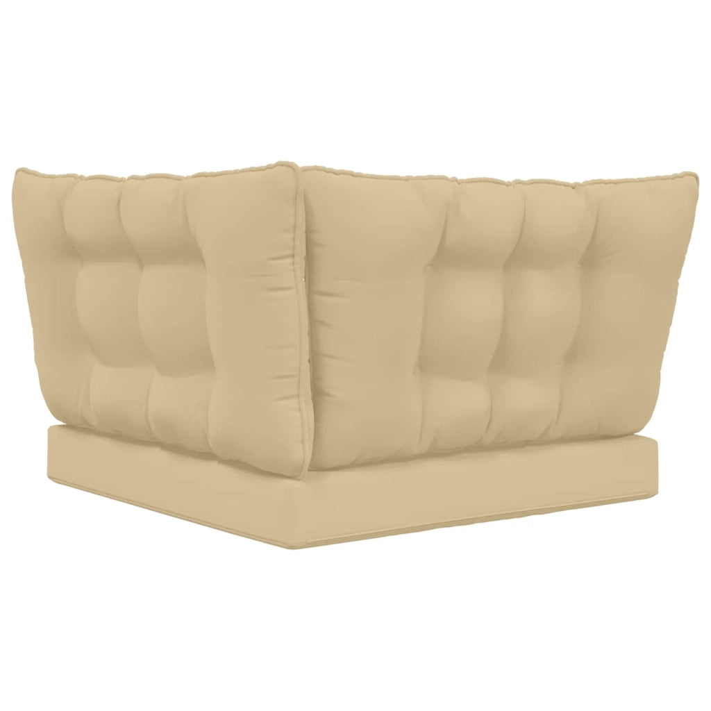 Cuscino per divano da esterno 3 pcs Beige Poliestere 900917