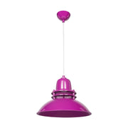 Lampada a sospensione stile industriale Tibet ASZ0872 colore fucsia