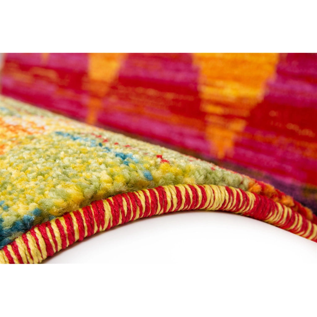 Tappeto a pelo corto Caribbean multicolor 160x230 cm