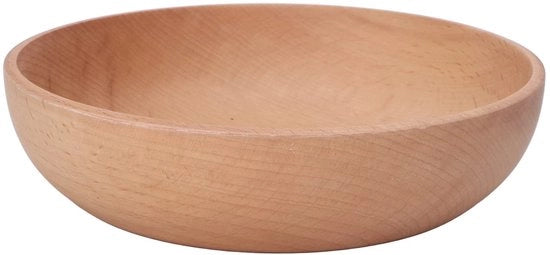 Piatti in Legno Ronde Decorativi - Ecologici - Sostenibili - Ideali per Insalate e Snack - Design Pratico - Tavola da Servire