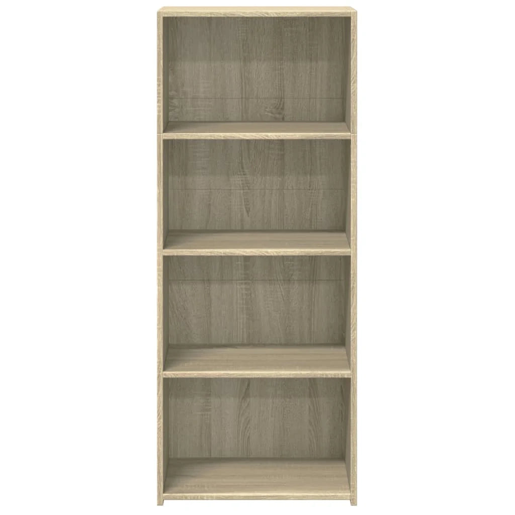 Buffet credenza cassettiera armadio mobile contenitore organizer cucina soggiorno salotto rovere Sonoma alto 50 x 41 x 124 cm legno ingegnerizzato marrone 02_0034068