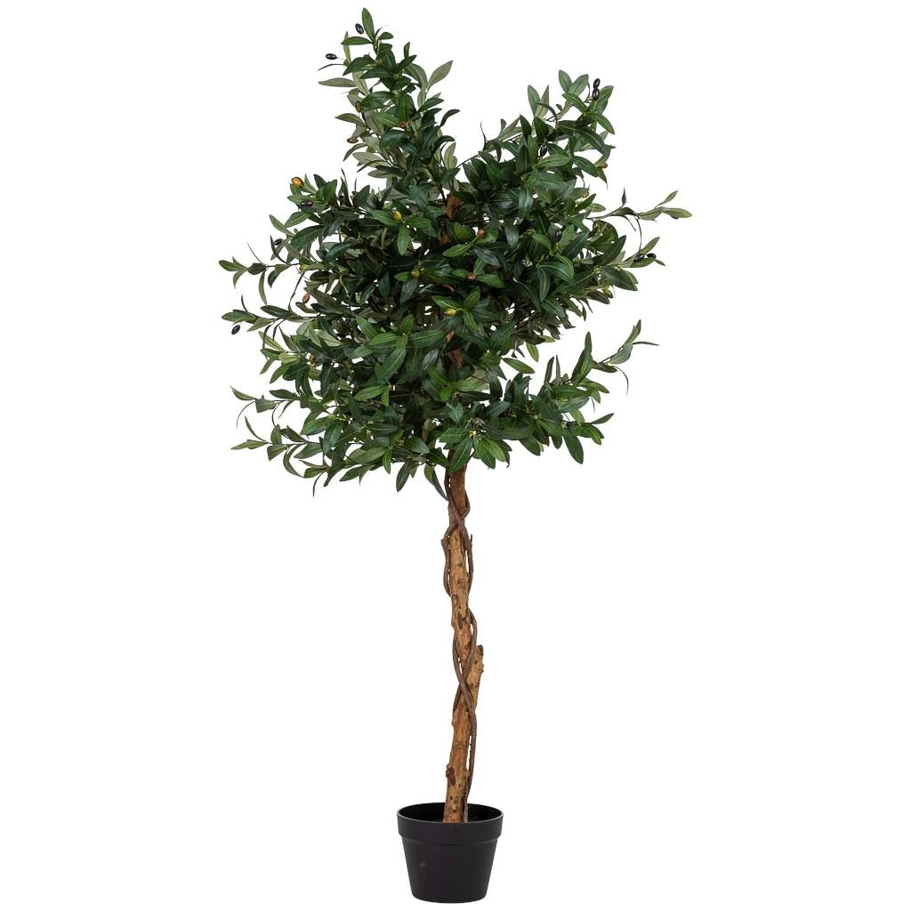 Olivo artificiale decorativo verde 1836 foglie verde 60x60x150