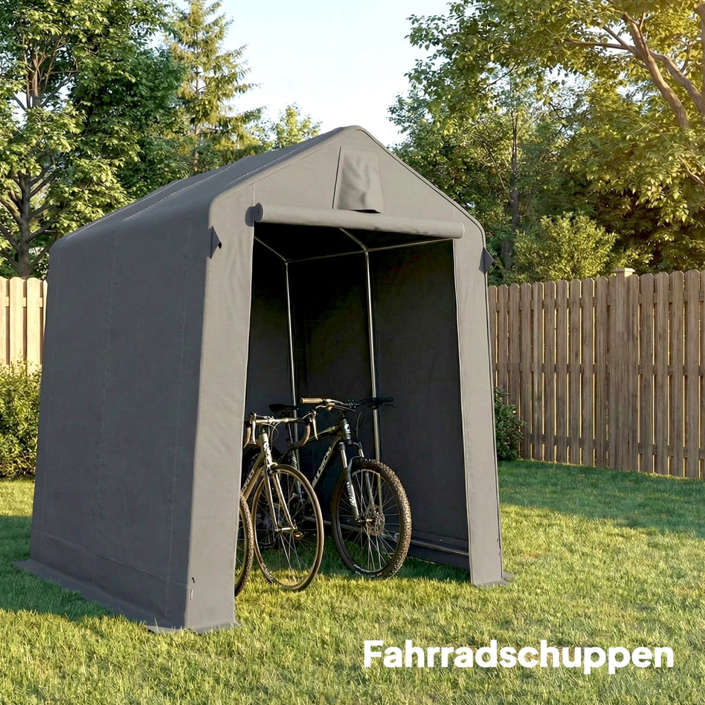 Tenda da giardino ¨C zephmum ¨C 230x190x190 cm grigio scuro