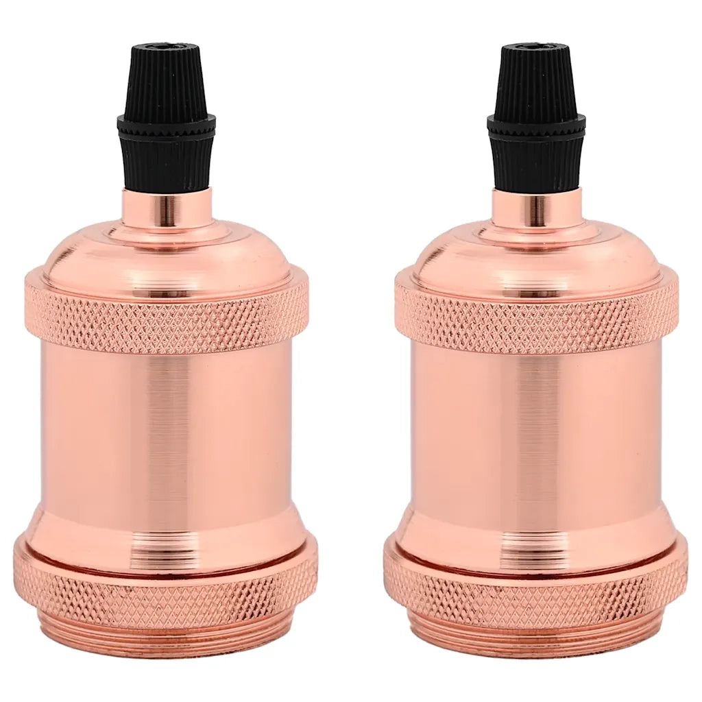 Portalampada 2 pz Oro Rosa E27 CFW3324478