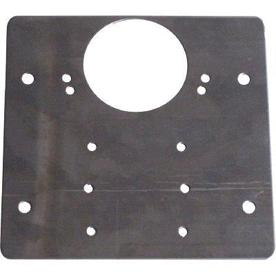PIASTRA RIPARAZIONE X CERNIERE INCASSO 645 MINUTEX - ACCIAIO ZINCATO MM 90X90 SP. MM 1+FORO DIAM.MM 35- 12 pezzi