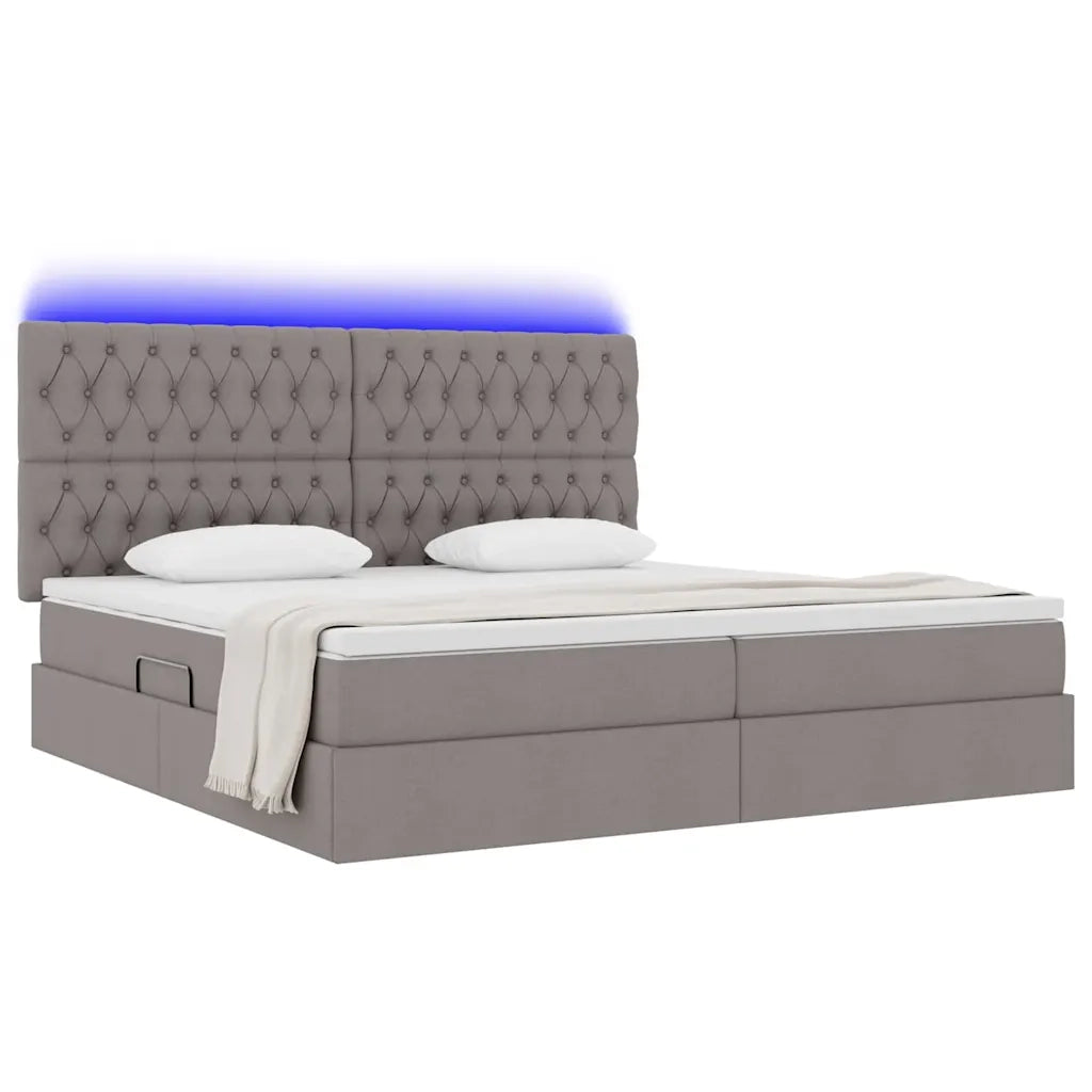 Letto con contenitore e LED Talpa 200 x 200 cm Poliestere 3372504