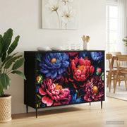 Credenza KIEL Rovere Nero 102 x 33 x 76 cm Legno ingegnerizzato 8006983