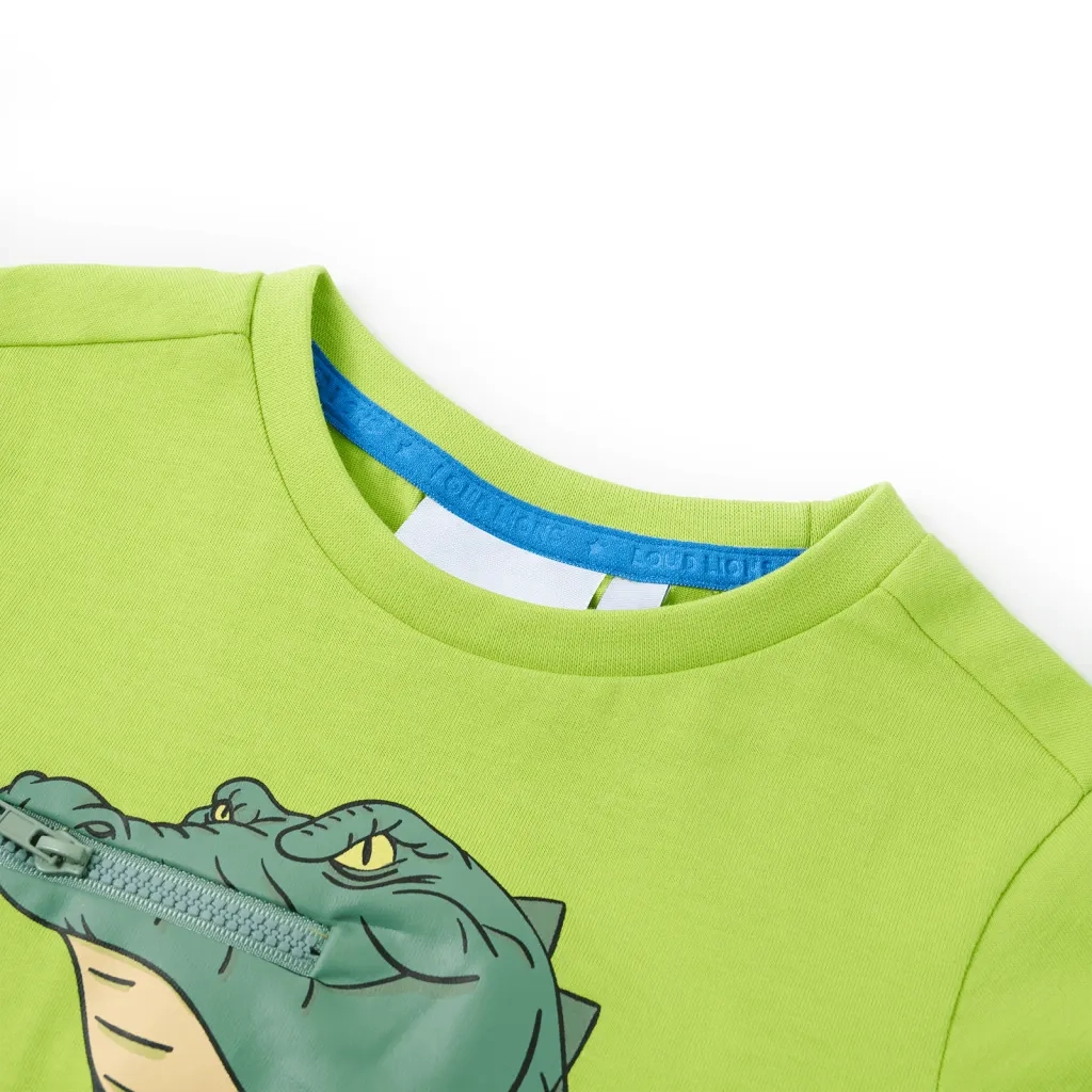 Maglietta da Bambino Lime 128cod mxl 110826