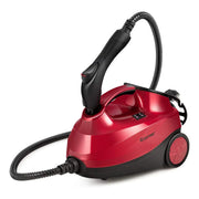 Pulitore a vapore 25 cm x 43 cm x 119 cm pulizia profonda senza prodotti chimici design moderno in ABS rosso 20_0012908