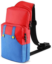 Borsa di trasporto per Nintendo Switch con cinturino e spazio di stoccaggio