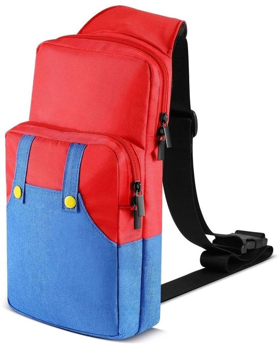 Borsa di trasporto per Nintendo Switch con cinturino e spazio di stoccaggio