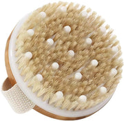 Borsetta di massaggi, spazzola del corpo con setole naturali, spazzola per cellulite per donne e uomini, apparecchio di massaggi contro la cellulite per peeling e miglioramento delle funzioni linfatiche