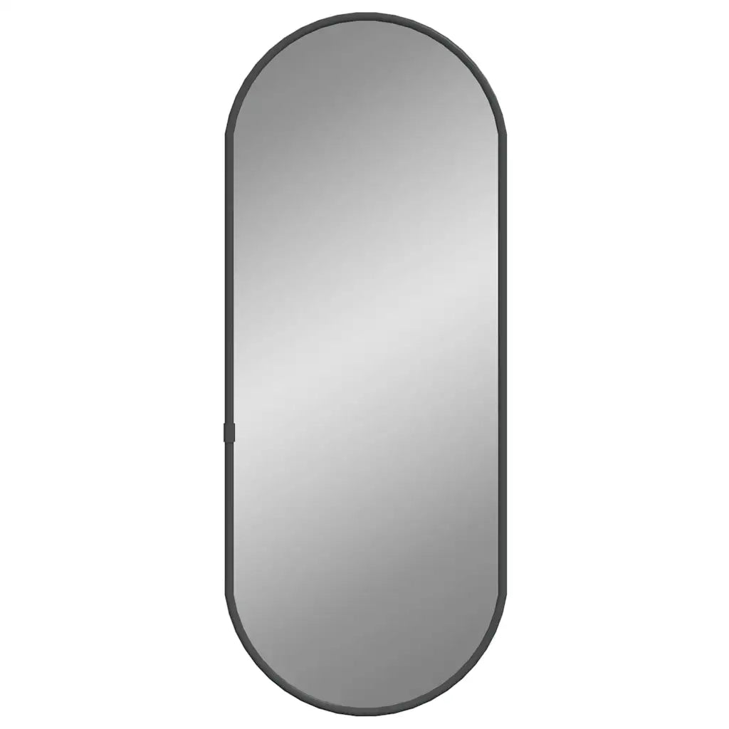 Specchio da Parete | Specchio decorativo Nero 50x20 cm Ovale