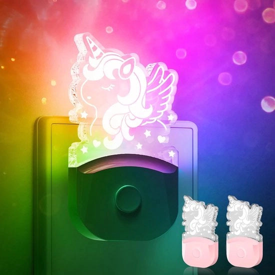 Lampada da Parete con Sensore di Luce - Lampade da Parete per Bambini - Lampada per Camera da Bambini - Lampada da Tavolo con Sensore di Luce - Sensori di Luce - Lampade per Bambini e Neonati - Lampada da Parete con Presa - Lampada da Parete Dimmabile