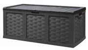 CASSAPANCA RATTAN STYLE XXL IN PLASTICA WICKER DI COLORE MARRONE