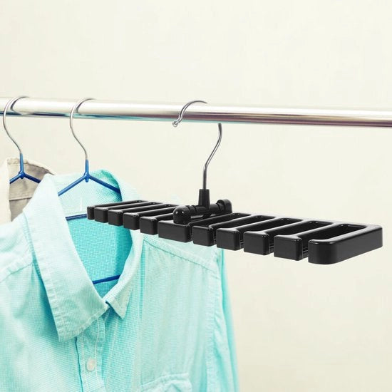 Accessori da appendere - Organizzatore di cassetti - Risciacquare la cabina armadio - Progettazione spazievitore - 2 pezzi - Nero