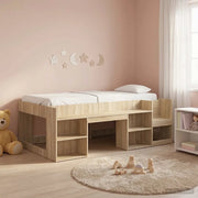 Telaio del letto con storage Rovere Sonoma 80 x 200 cm