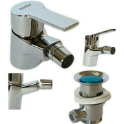 Trade Shop - Rubinetto Miscelatore Lavello Casa Bagno Lavabo Bidet Ottone Cromato 69018 -