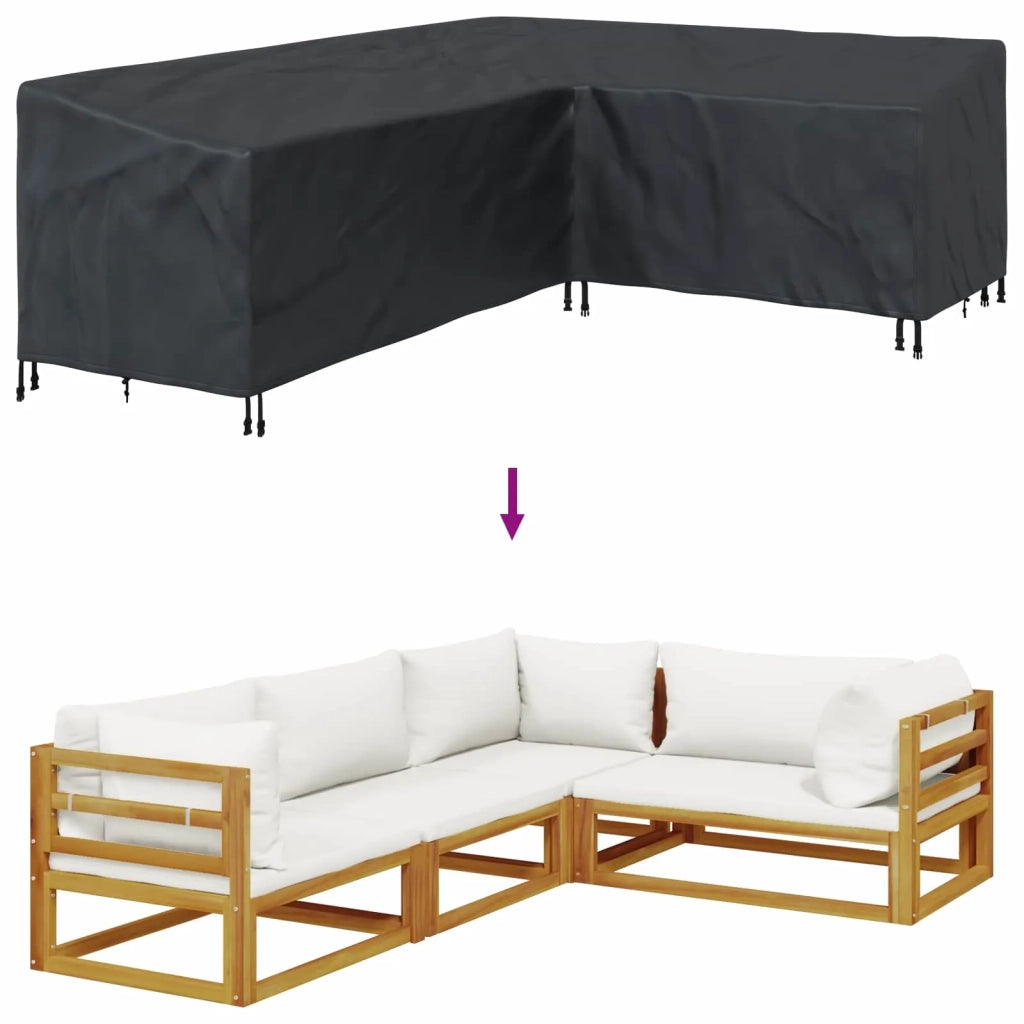 Copertura per mobili Nero 250 x 180 x 80 cm Tessuto Oxford 600D 4105677