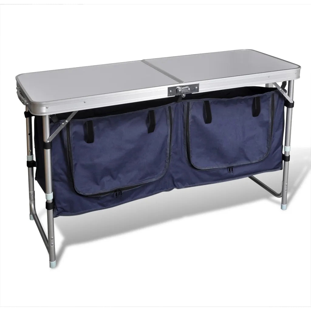 Armadietto pieghevole da campeggio con telaio in alluminio cod mxl 43463