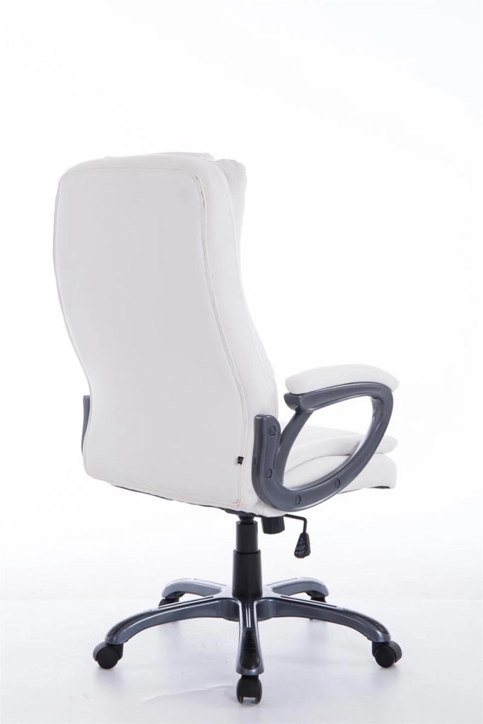 Sedia da ufficio XL Bern in similpelle bianco
