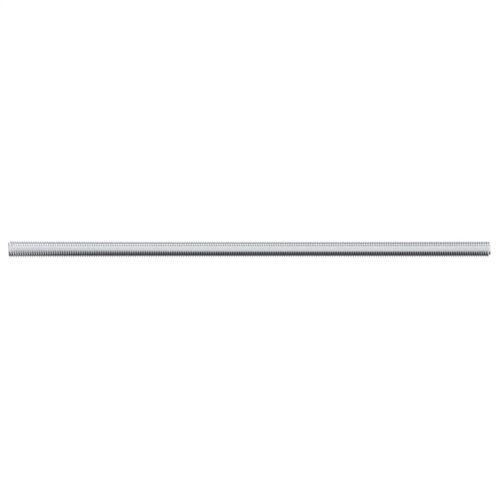 Asta Filettata 12 pz Argento 6 x 170 mm Acciaio CFW7718441