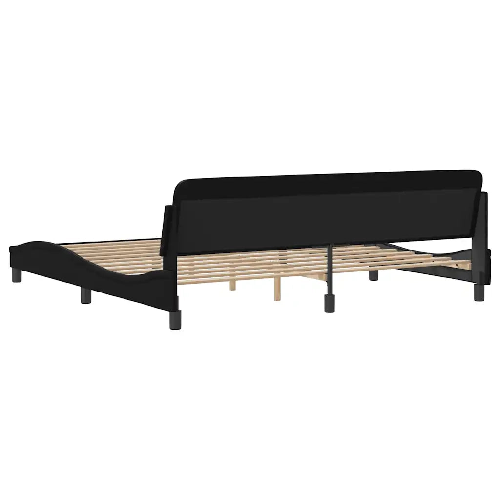 Giroletto Dover Nero 200x200 cm in Similpelle 373258