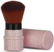 Kit di trucco portatile per la strada - Poeder, fondotinta, blush, bronzer - Applicazione facile e precisa - Incluso coperchio - Rosa