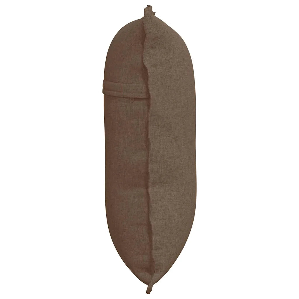 Cuscino per Schiena Marrone 60 x 19 x 50 cm Tessuto