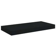 Scaffale a parete | Ripiano a parete | Mensola a parete Nero 50x23x3,8 cm in MDF