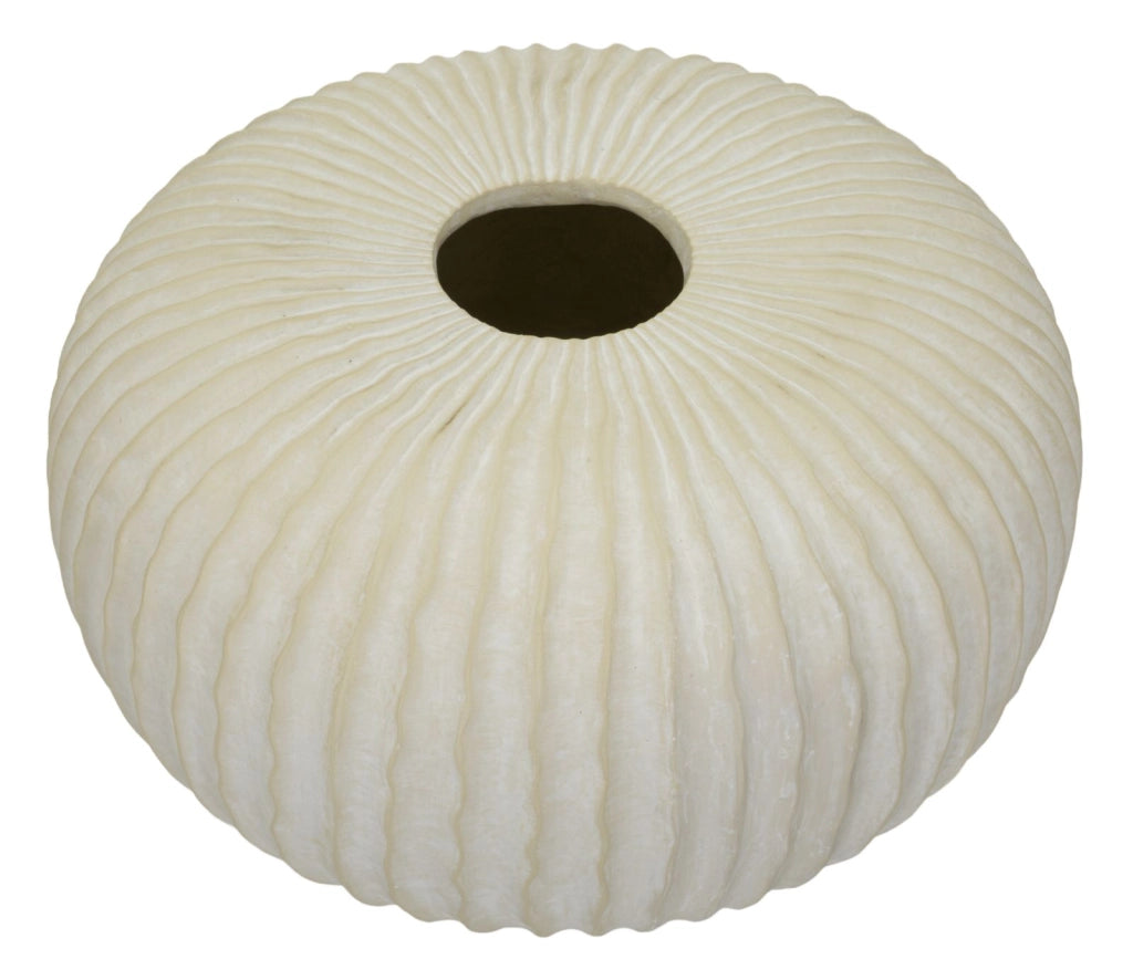 Vaso Icicle Ø40x23 cm in Mgo Crema