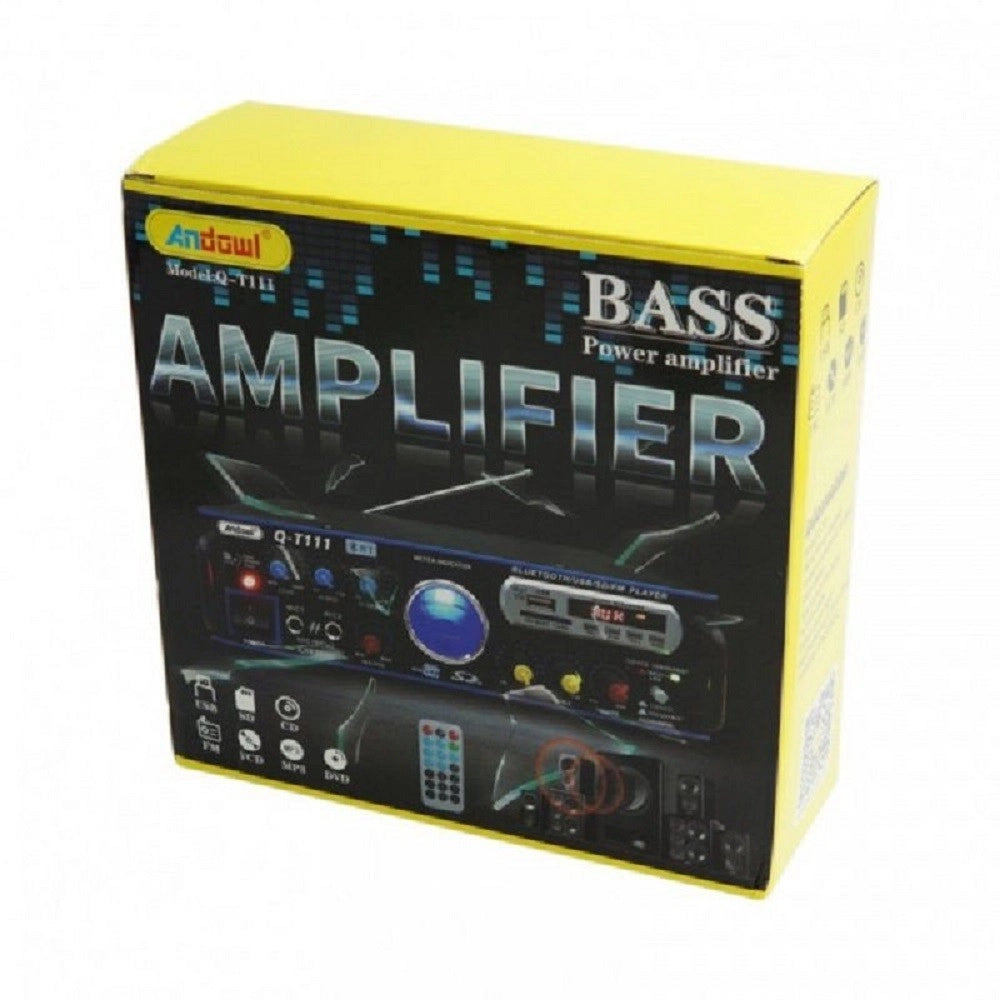 Trade Shop - Amplificatore Audio Karaoke Bluetooth Usb Sd Radio Fm Speaker Telecomando Q-t111 -