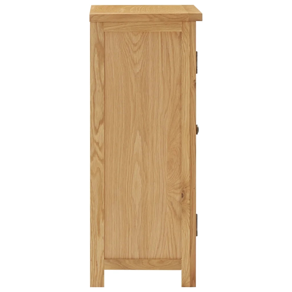 Credenza 45x32x85 cm in Legno Massello di Rovere
