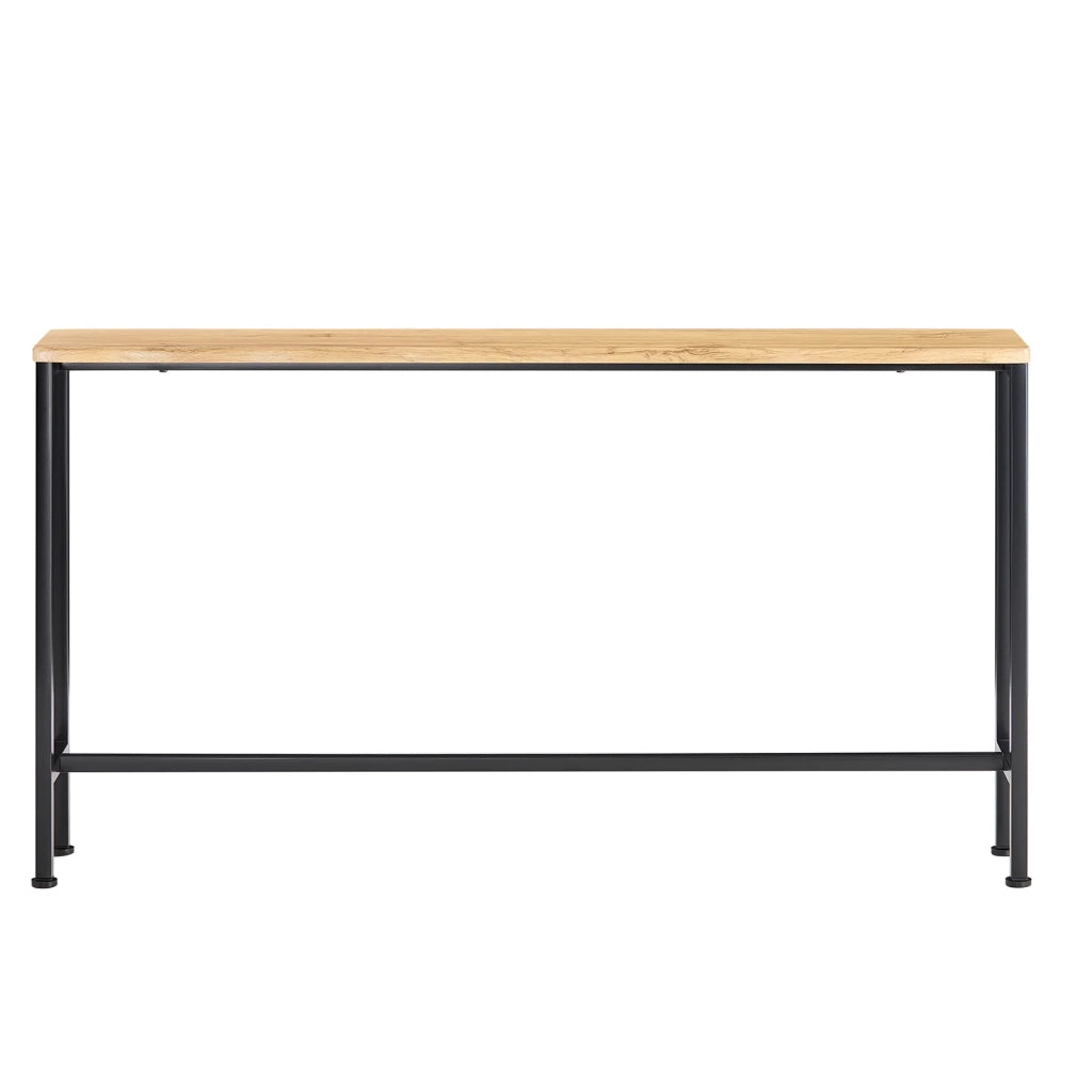Tavolo da Consolle Vintage Tavolo da Ingresso Tavolo per Divano salvaspazio L120*P20*A65 cm Naturale FSB19-E