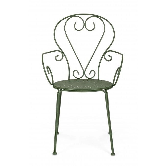 Sedia con braccioli etienne forest