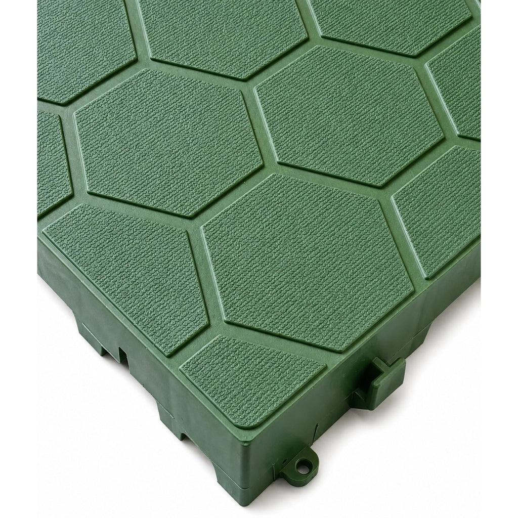 PIASTRELLA 40X40XH5CM VERDE CHIUSA