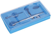 Set di pennelli ad aria con sistema di sicurezza - Pistola ad aria - Materiali in ottone di alta qualità - Robusto e duraturo - Disimpegnatore facile da utilizzare - Diametro 0,2 mm