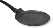 Padella in acciaio inossidabile Ø 24 cm con rivestimento antiaderente - adatta per induzione - ecosostenibile - nero