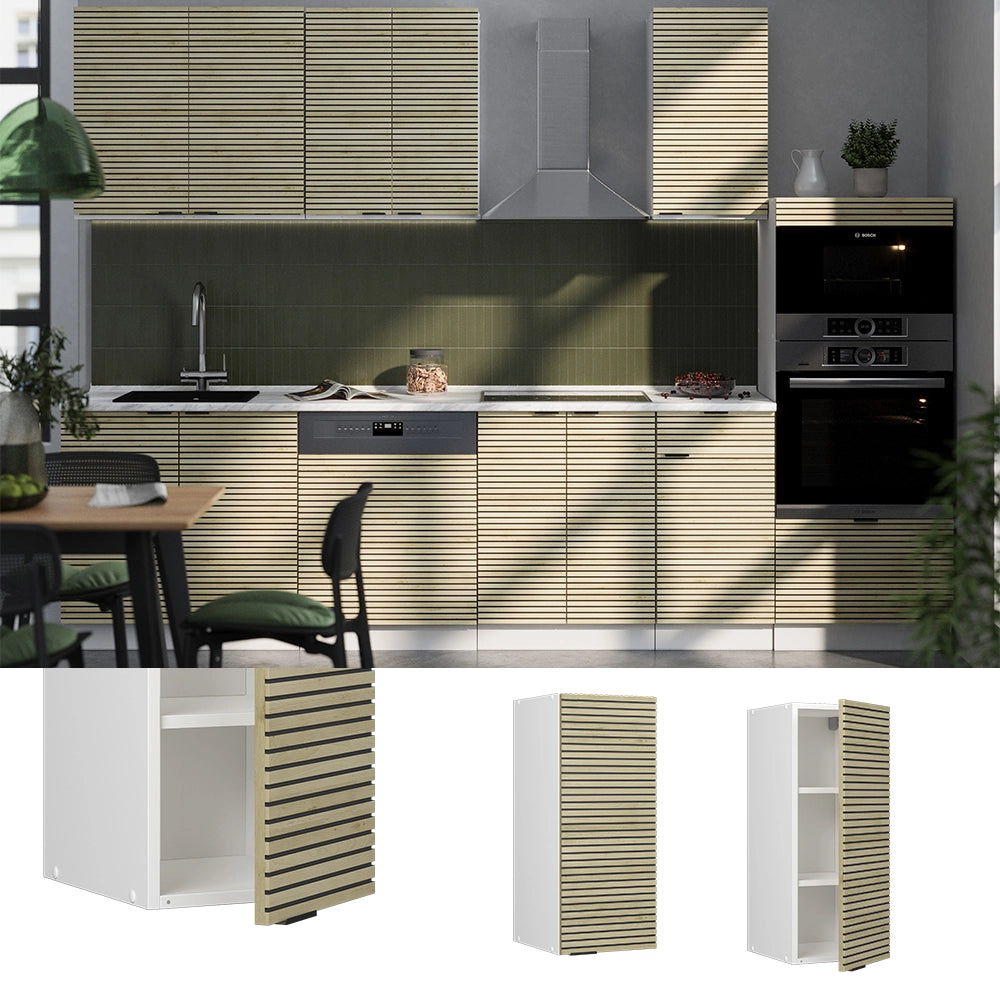 Vicco Pensile da cucina Pannello in quercia 30 cm