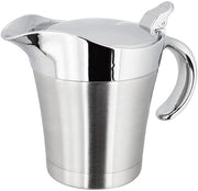 Doppio strato isolante - contenitore in acciaio inox - chiusura - 450 ml - mantiene liquidi caldi/freddi - contenitore per sause