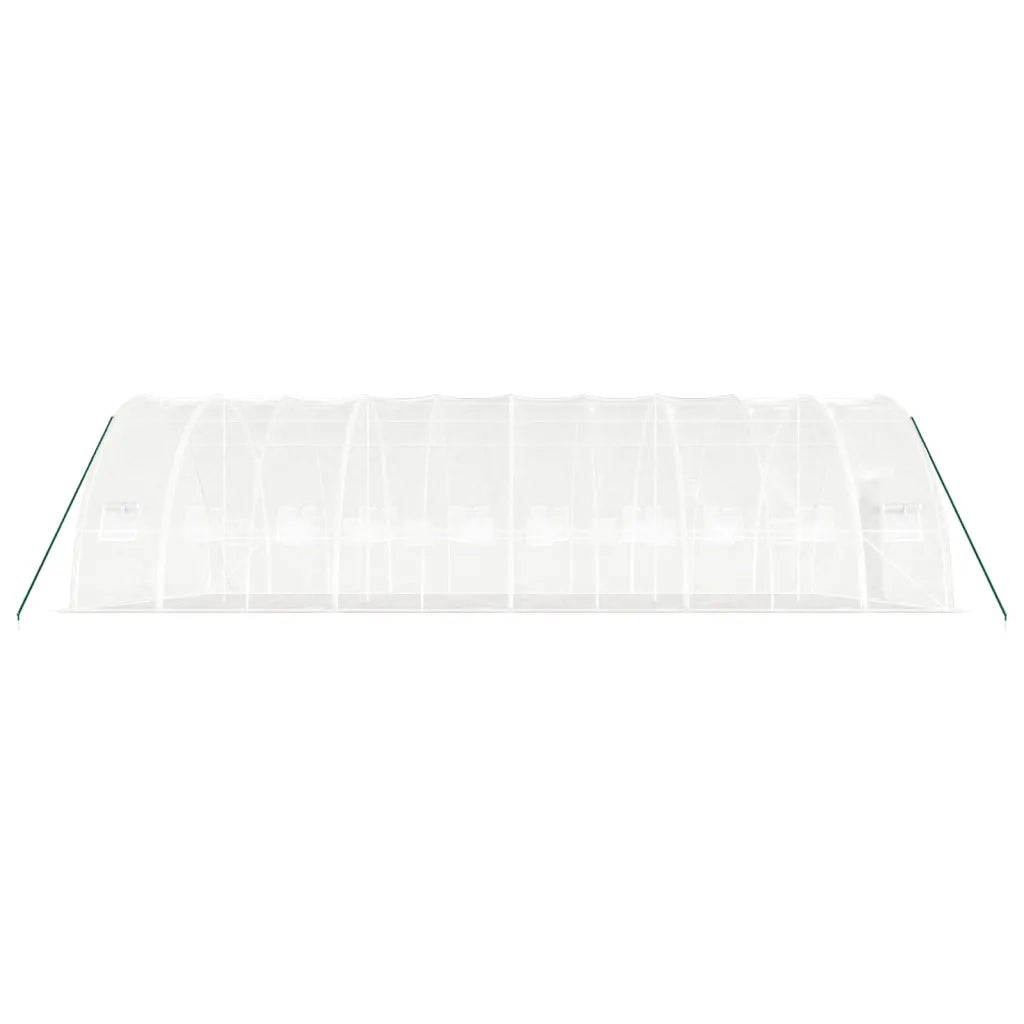 Serra con Telaio in Acciaio Bianco 60 m² 10x6x2,85 m 3188119
