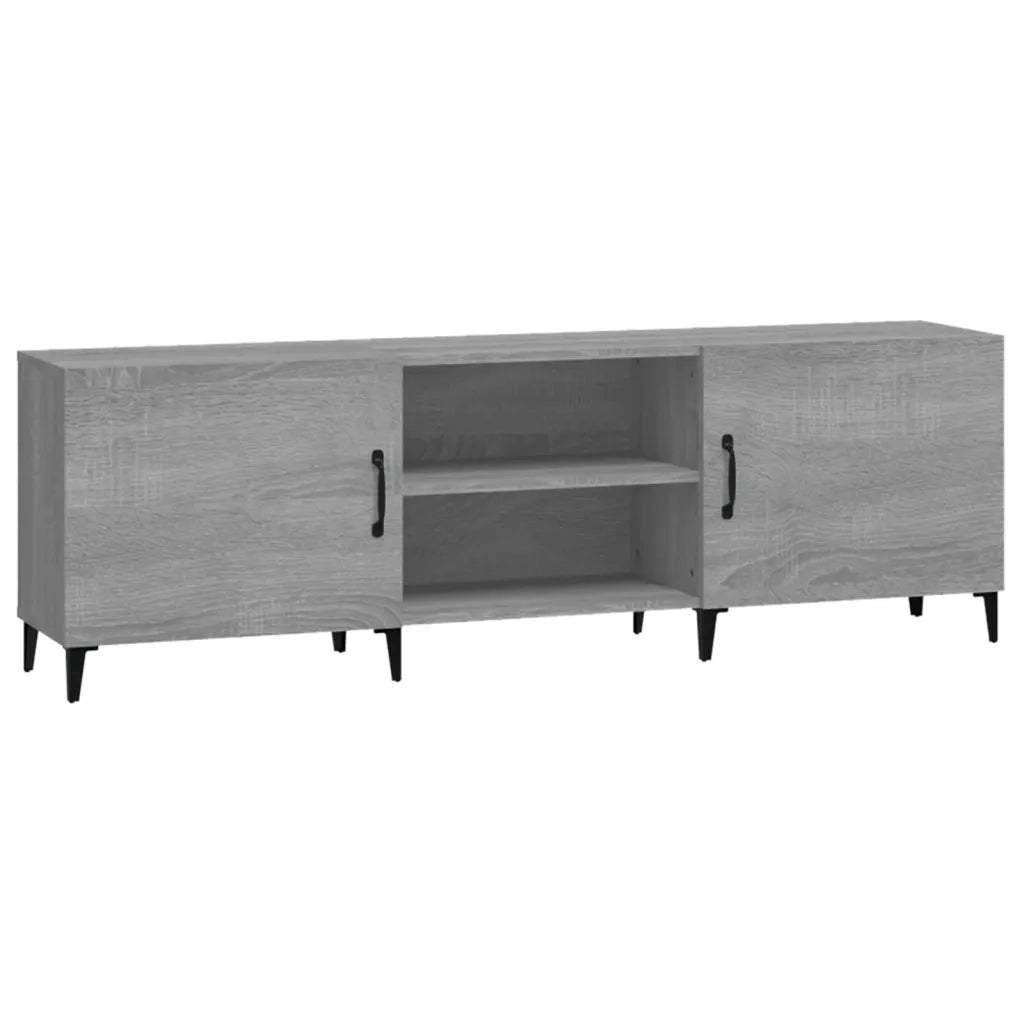 Mobile Porta TV Grigio Sonoma 150x30x50 cm in Legno Multistrato 817505